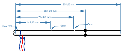 Bemaßung SlimJim 2m/70cm Antenne (c) OE1IAH