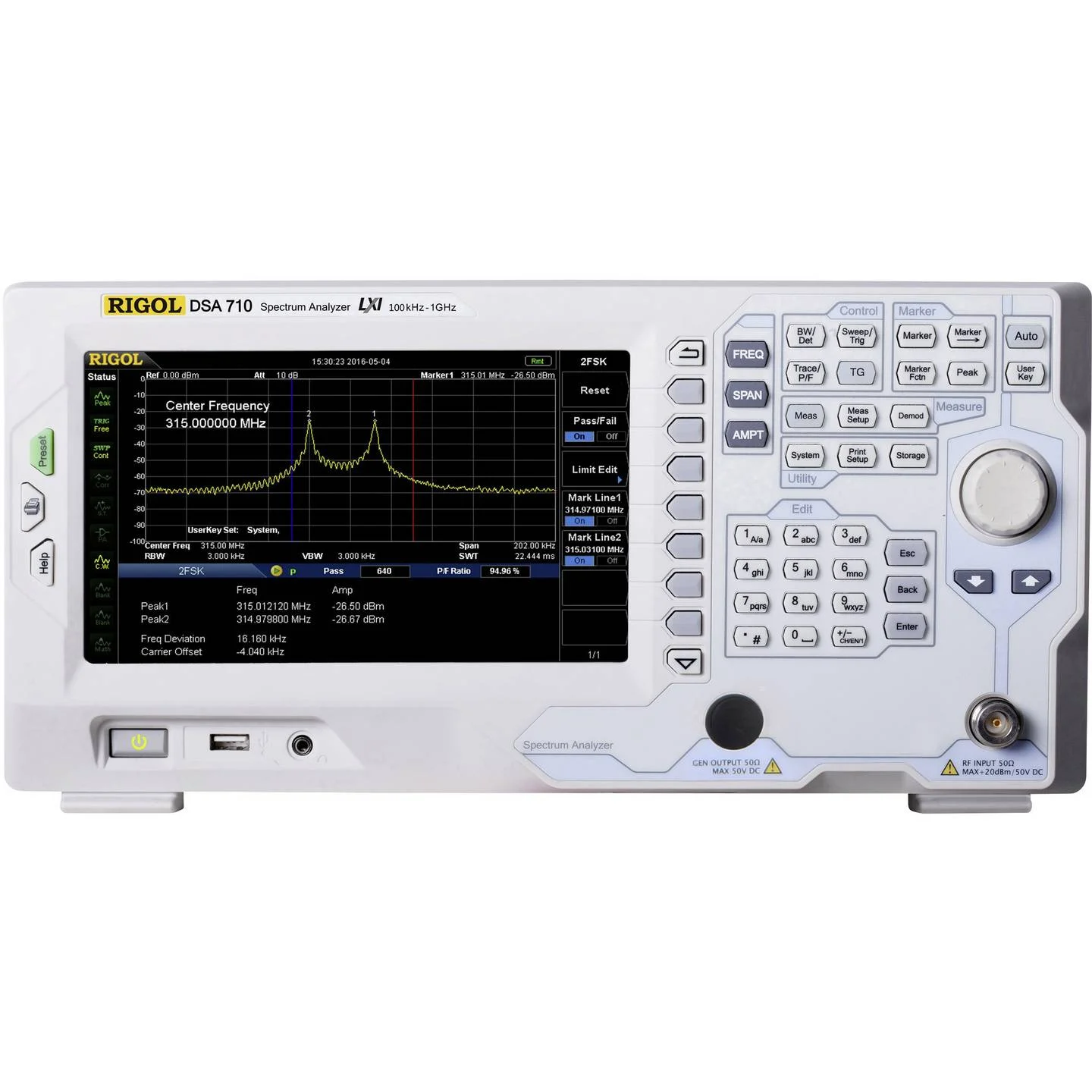Spektrum-Analysator (c) OE1KBC